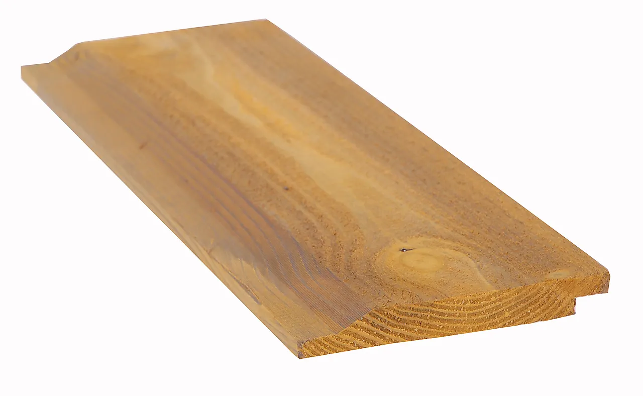 Kledning dobbelfals gammel type (28 grader) 19x148 MøreRoyal oker