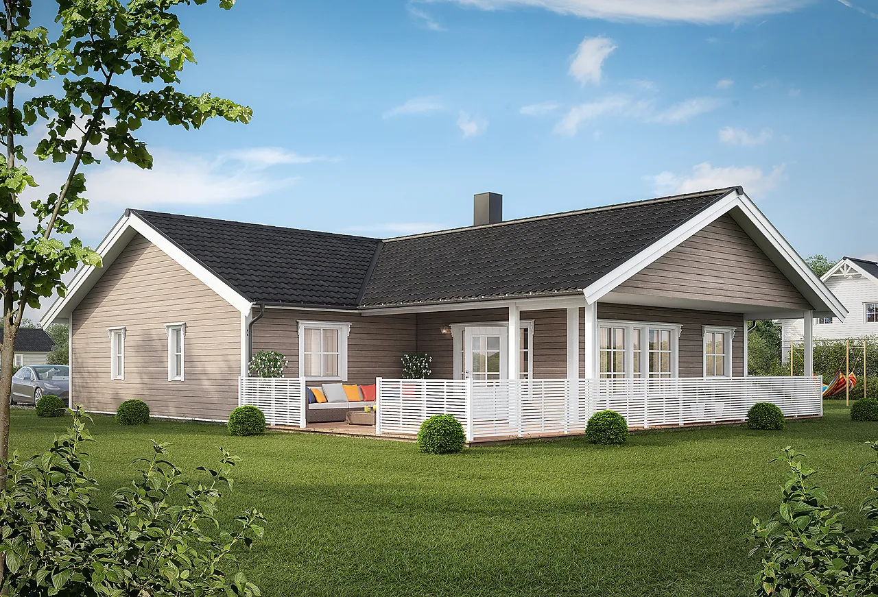 Rekkverk harmoni hvit 120x95 cm Rekkverk harmoni hvit 120x95 cm