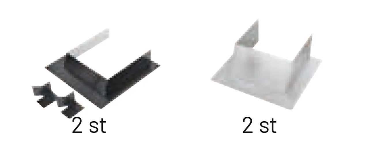 Mønebeslag p 10-29° svart