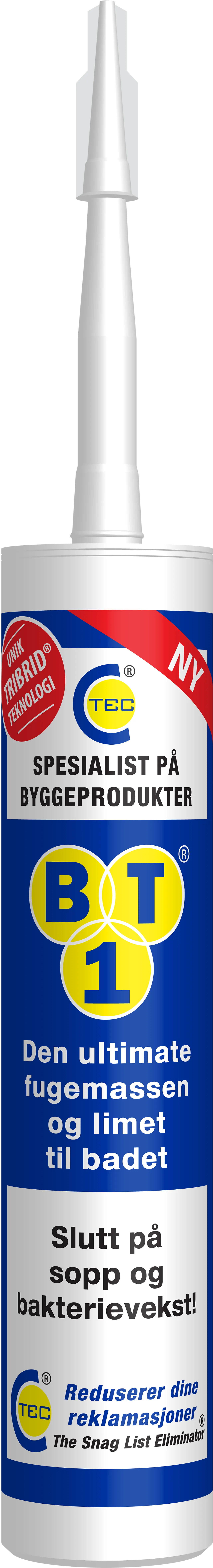 Fugemasse og lim BT1 Tribrid hvit
