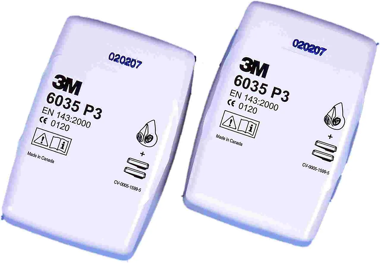 Partikelfilter P3 med deksel eske a par 3 m 10