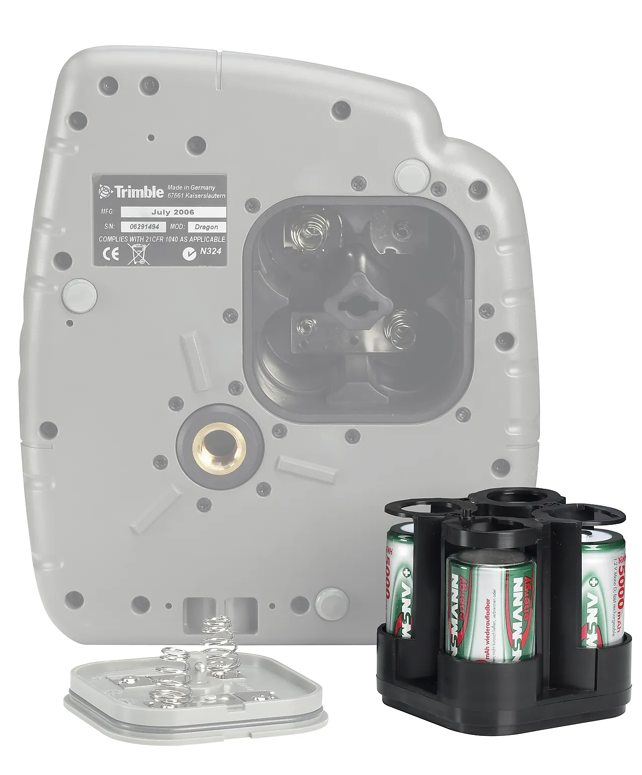 Batteripakke for laser