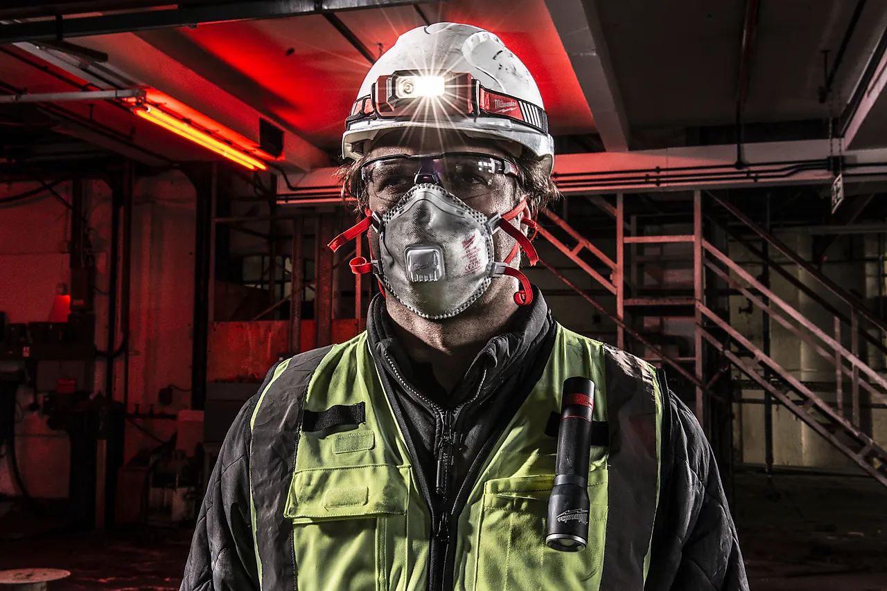 Støvmaske m ventil ffp3 10p milwaukee null - Universal - 2 - Miniatyr