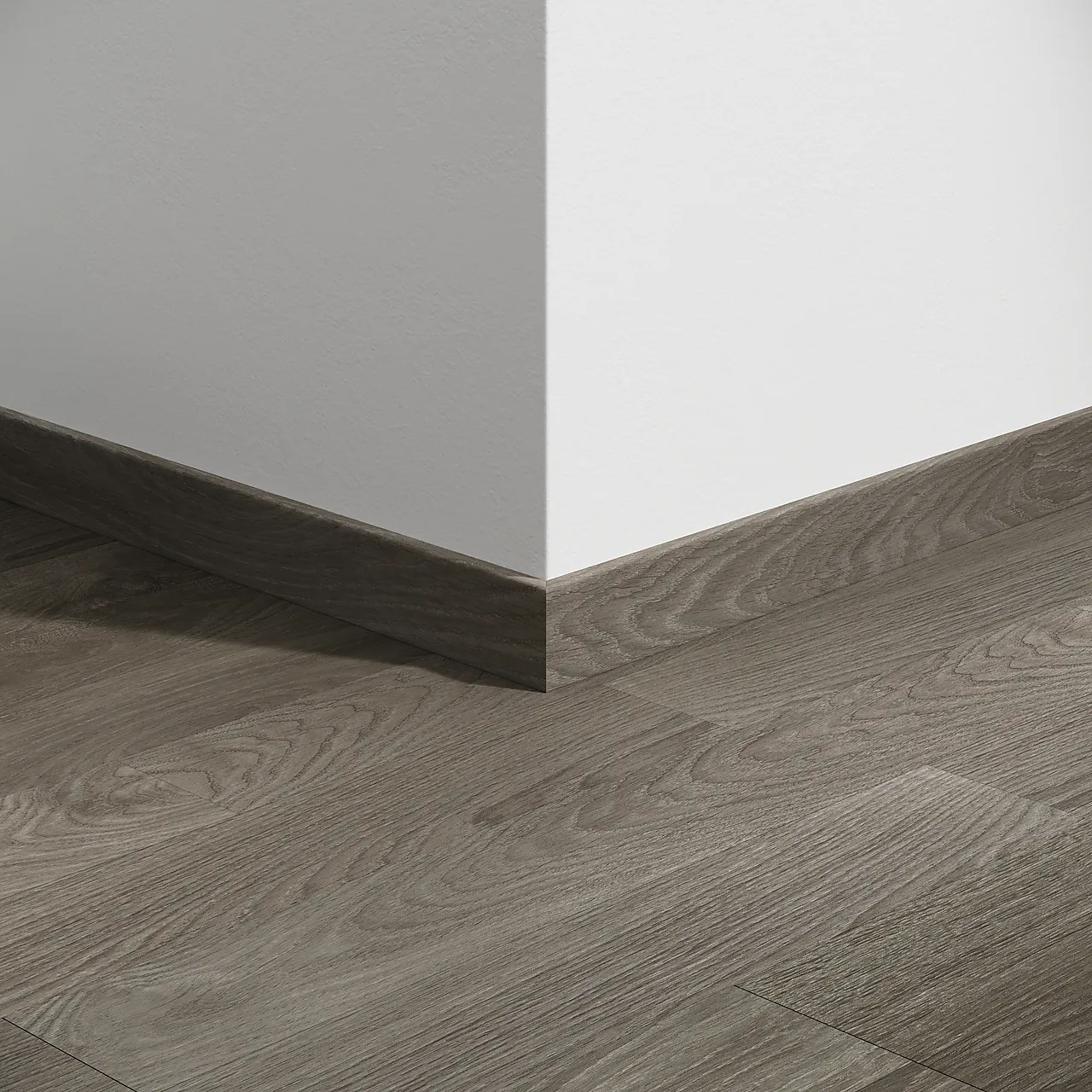 Sokkellist 14/60 2400 mm eik sølv