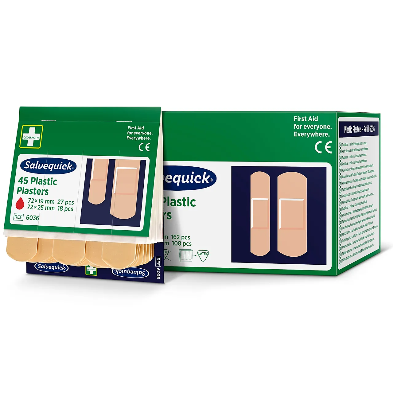 Plaster salvequick 6036 refill 270 stk null - null - 2 - Miniatyr