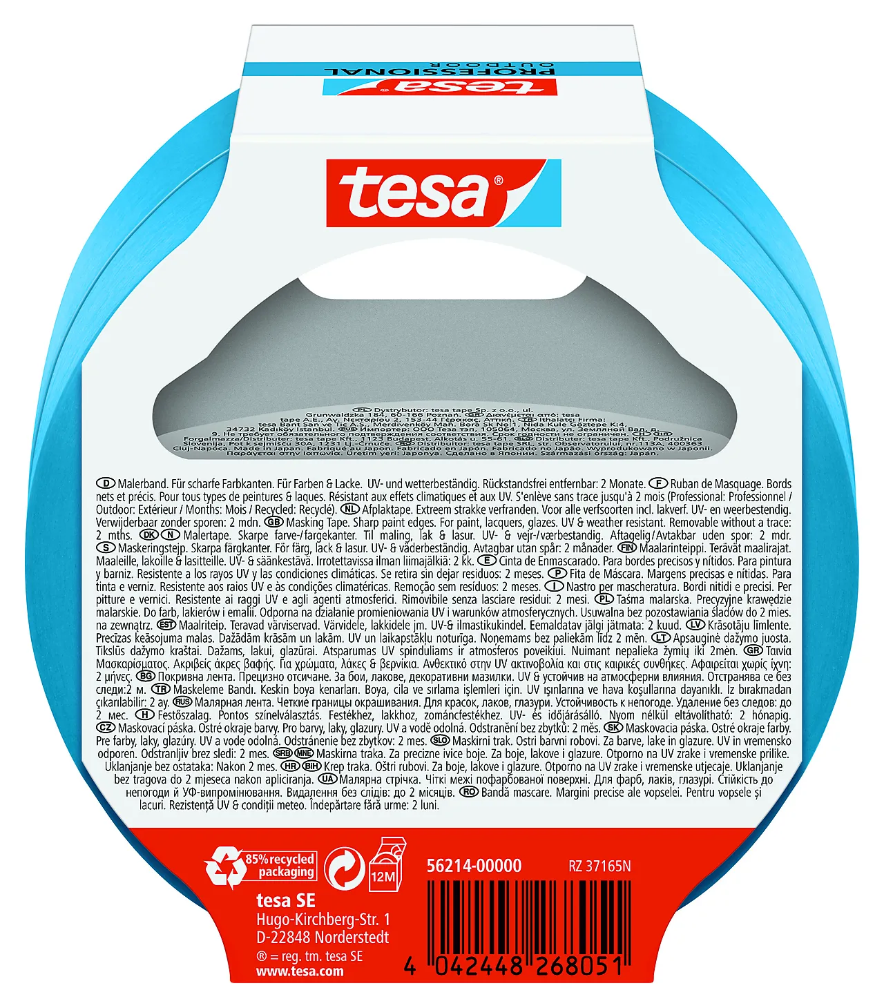 Maskeringstape Precision utendørs 2pk 25 m x 25 mm null - null - 3 - Miniatyr