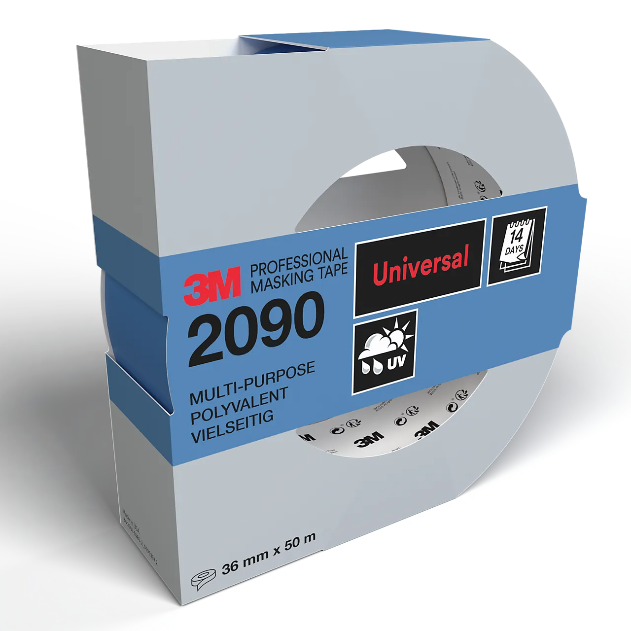 Maskeringstape 209036SWN pefc universal 36MMX50M blå 36X50