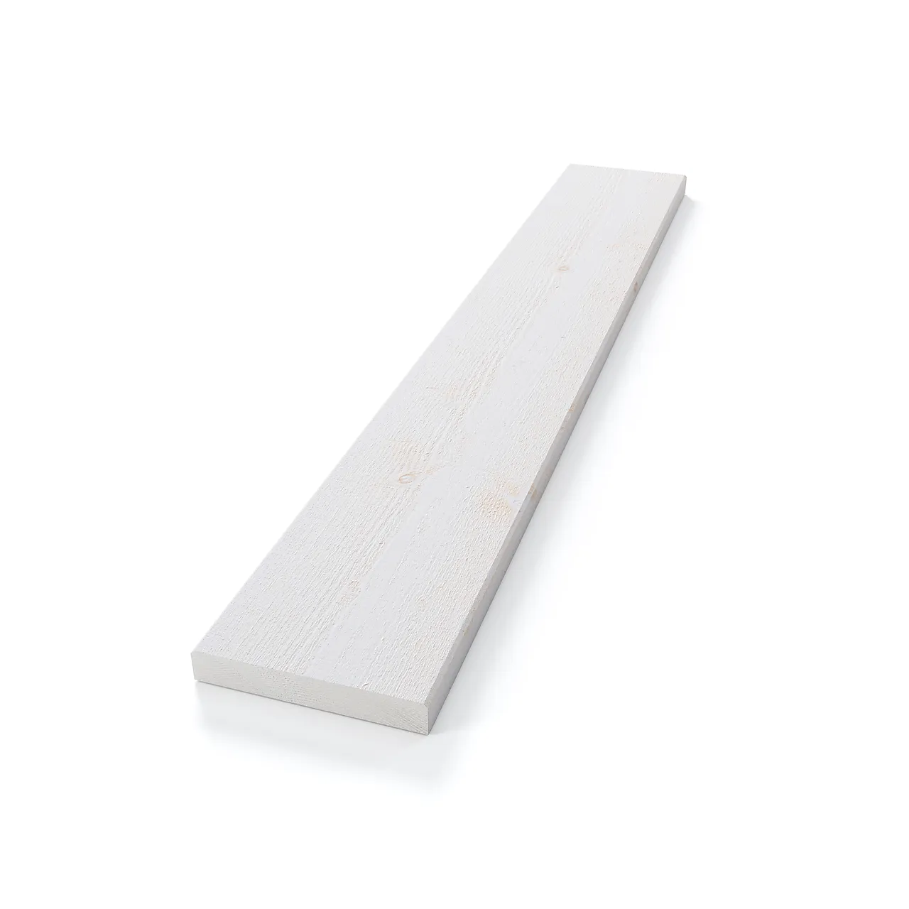 Rektangulær kledning gran grunnet 19x123x3000 mm hvit null - null - 2 - Miniatyr