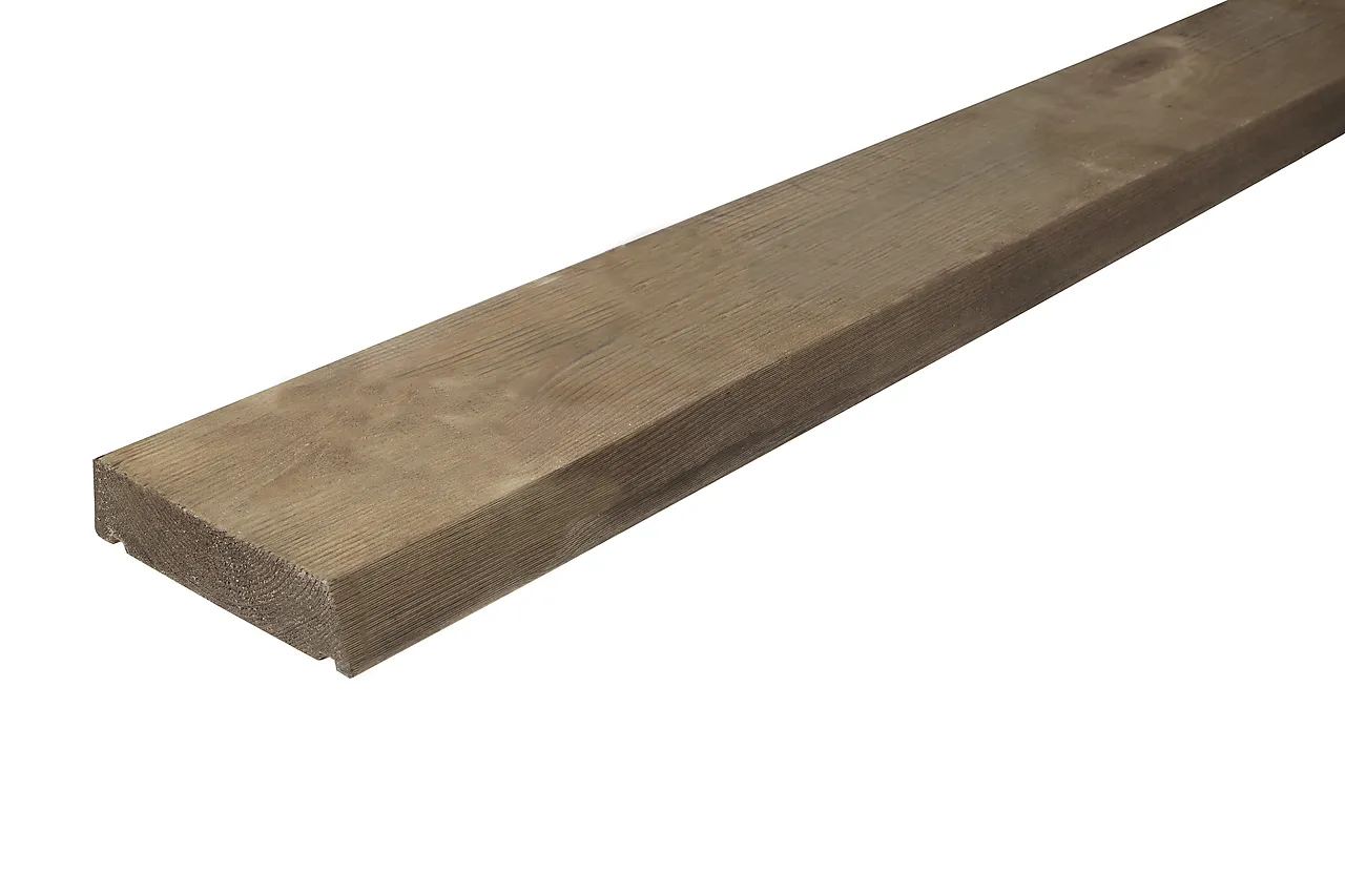 Altanrekke furu flat 34x145 mm natur Altanrekke furu flat 34x145 mm natur