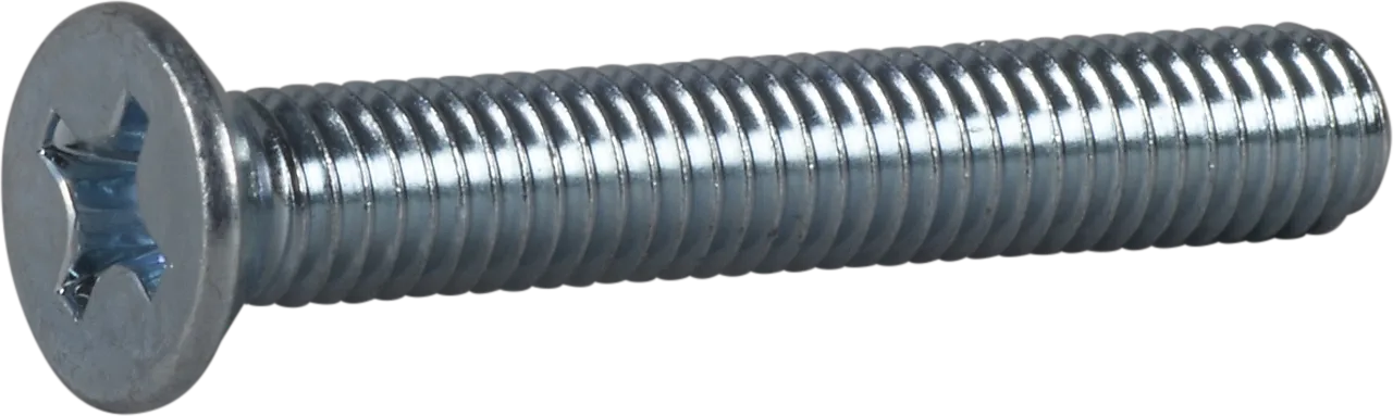 Maskinskrue senkhode m6x40 fzb-200 blankforsinket stål null - null - 2 - Miniatyr
