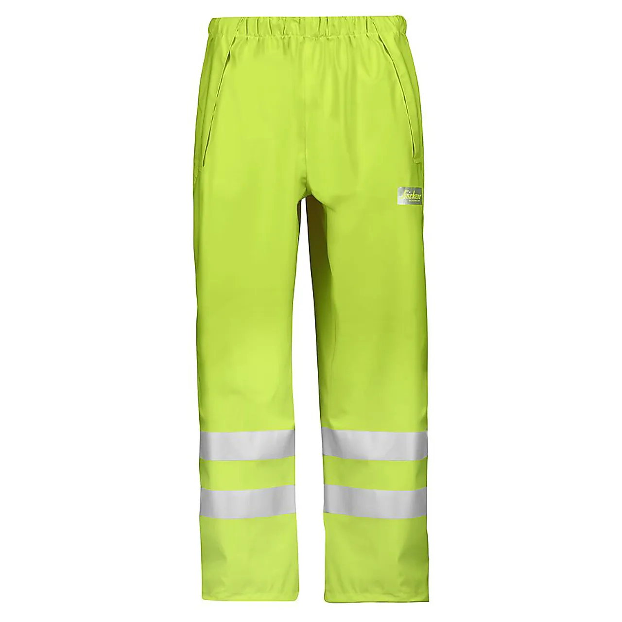 Regnbukse 8243 gul M PU KL3 snic high-vis null - M - 3 - Miniatyr