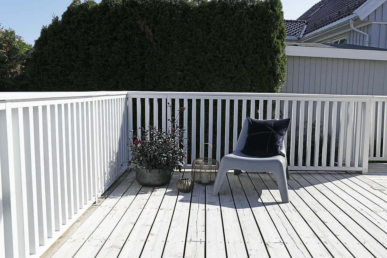 Rekkverk linnestad 1157 x 890 mm hvit null - null - 2 - Miniatyr