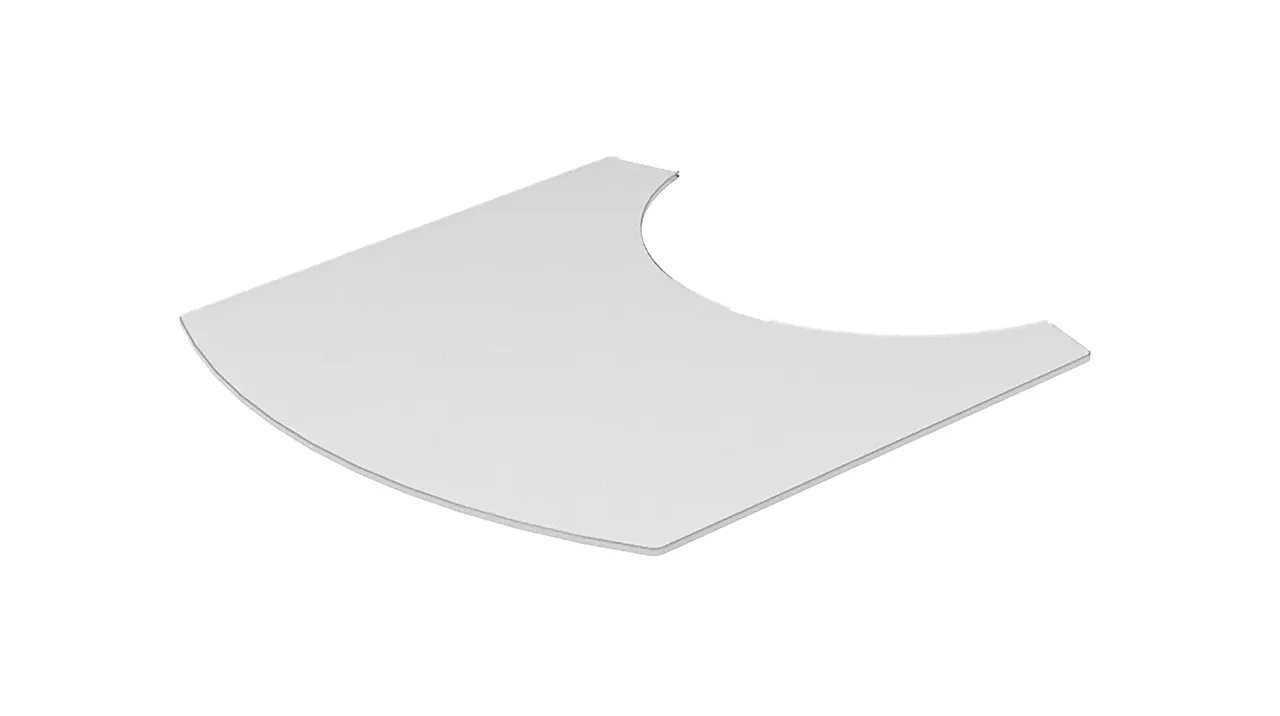 Gulvplate origo klart glass