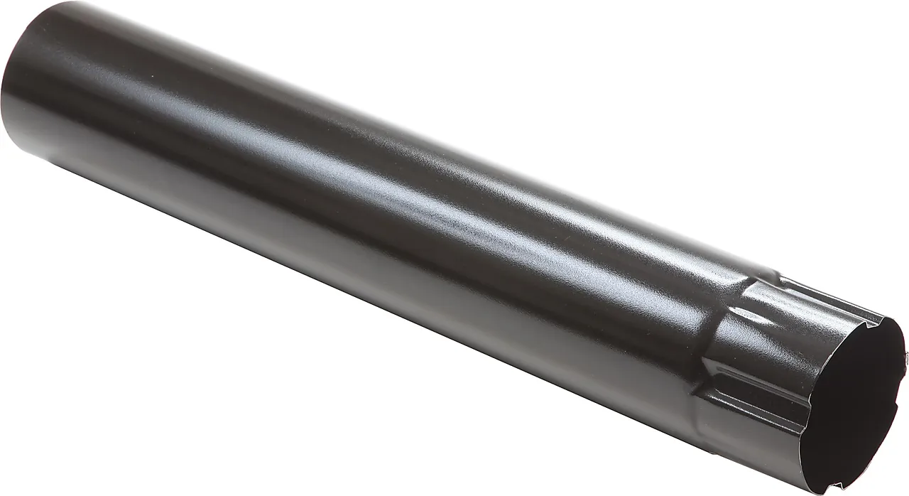 Plannja nedløp alu 75mm 3,0m pl01 aluminium