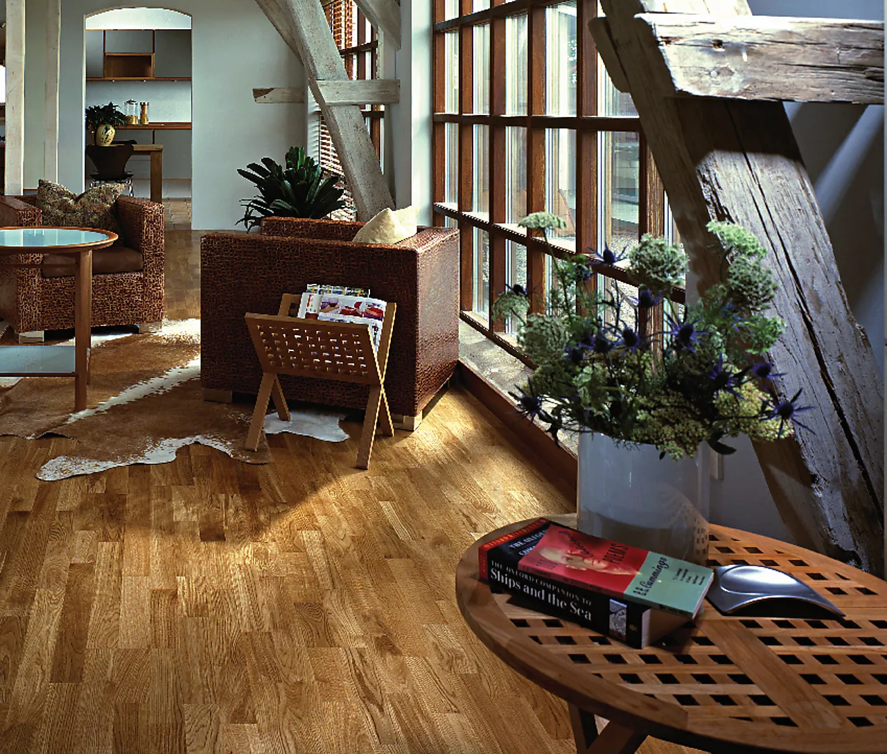 Eik Siena 3-stav, matt lakk,