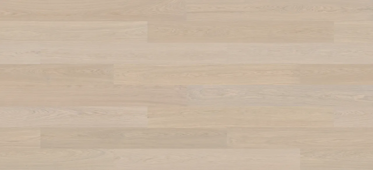 Bjelin herdet tregulv eik Larvik Select powder white