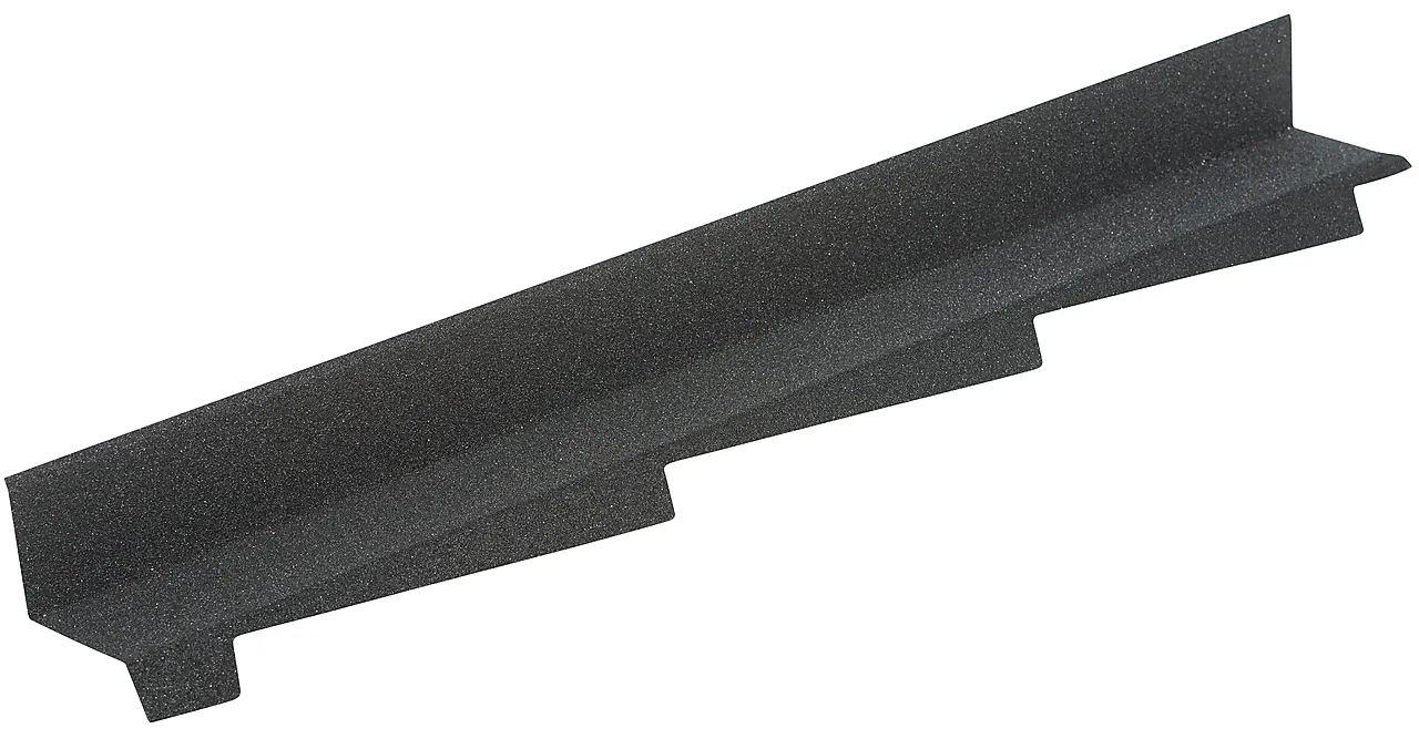 Overgangsbeslag venstre tradition plus sort 1100 mm Overgangsbeslag venstre tradition plus sort 1100 mm