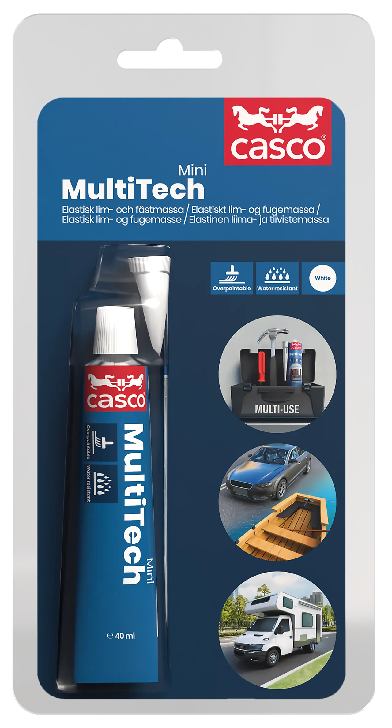 Fug og lim MultiTech mini white 40 ml