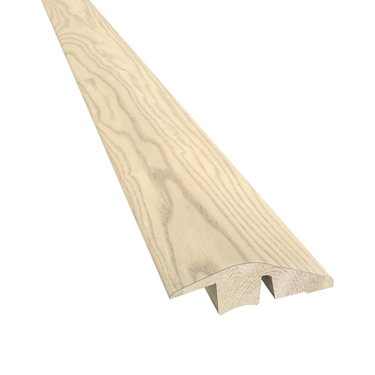 Kahrs 15mm Massiv nivålist Ask hvit matt lakk null - null - 2 - Miniatyr