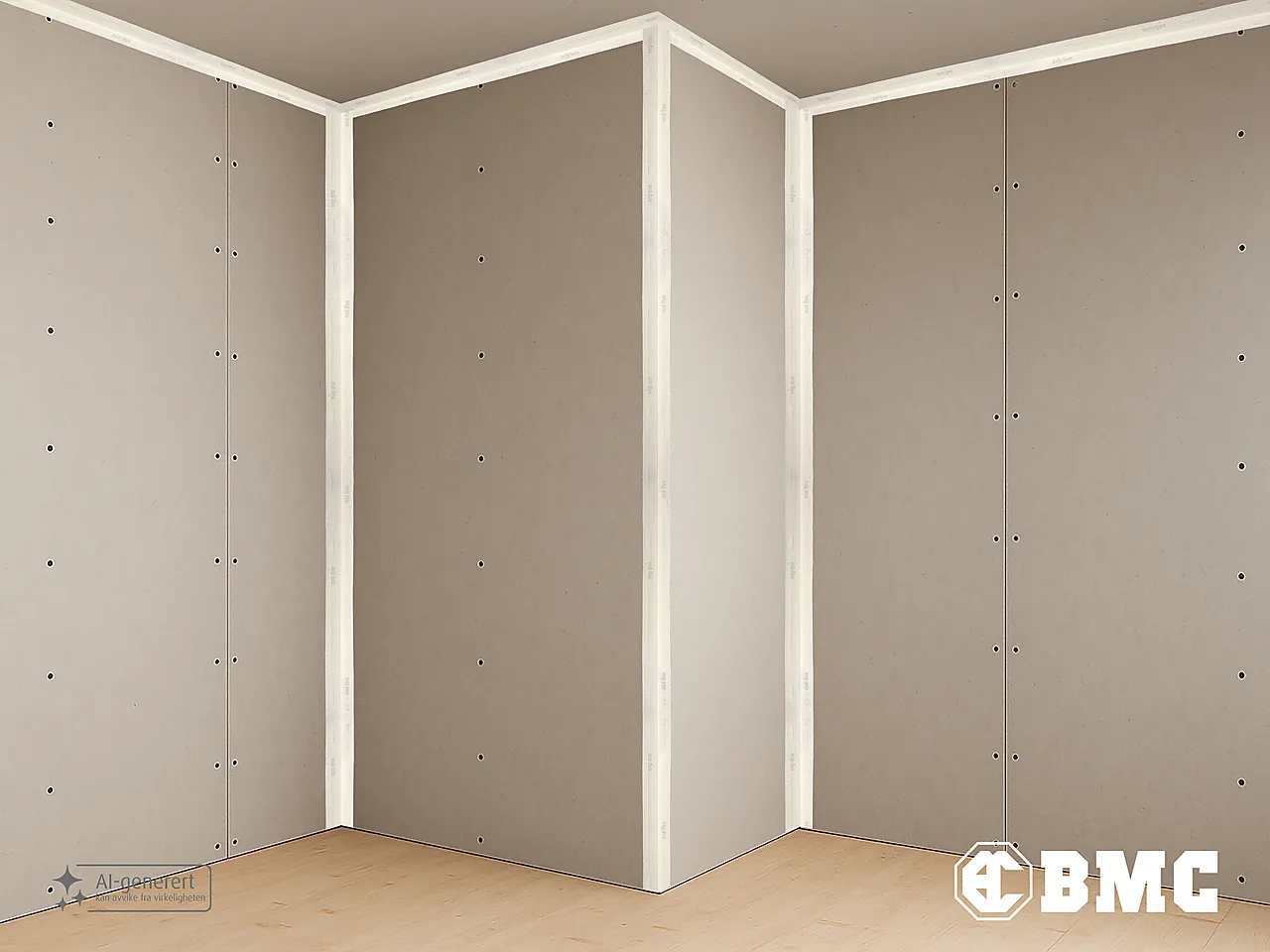 Gips hjørnebeskytter mid-flex 76mm 76mmx30,5m/rul 10rul/kart null - null - 3 - Miniatyr