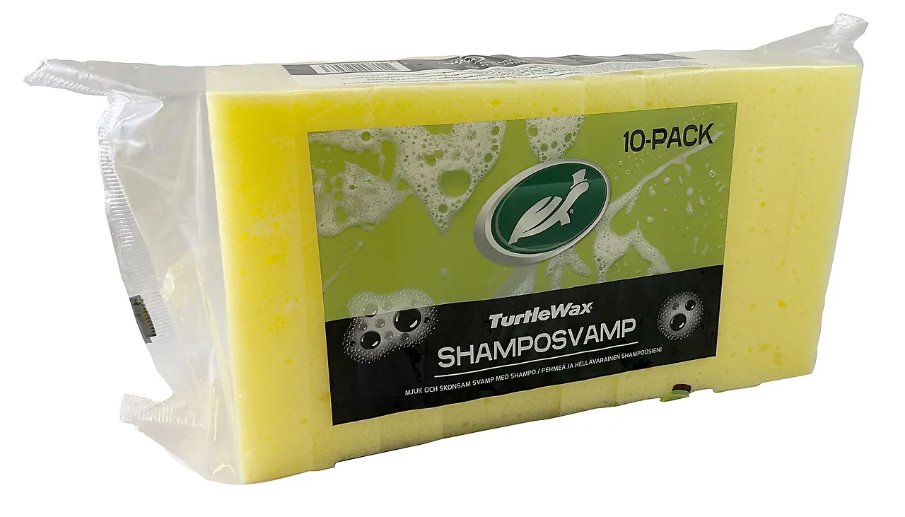 Svamp m/shampo pakke a 10 stk Svamp m/shampo pakke a 10 stk