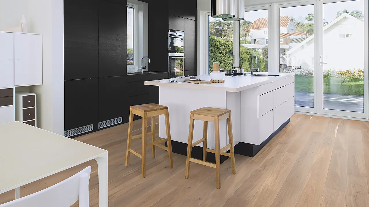 Boen parkett Eik hvit Animoso Plank 181 Matt Lakk null - null - 2 - Miniatyr