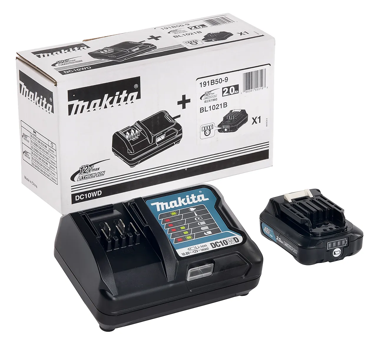 Batterisett 12v 2,0 ah 191b50-9 null - null - 2 - Miniatyr