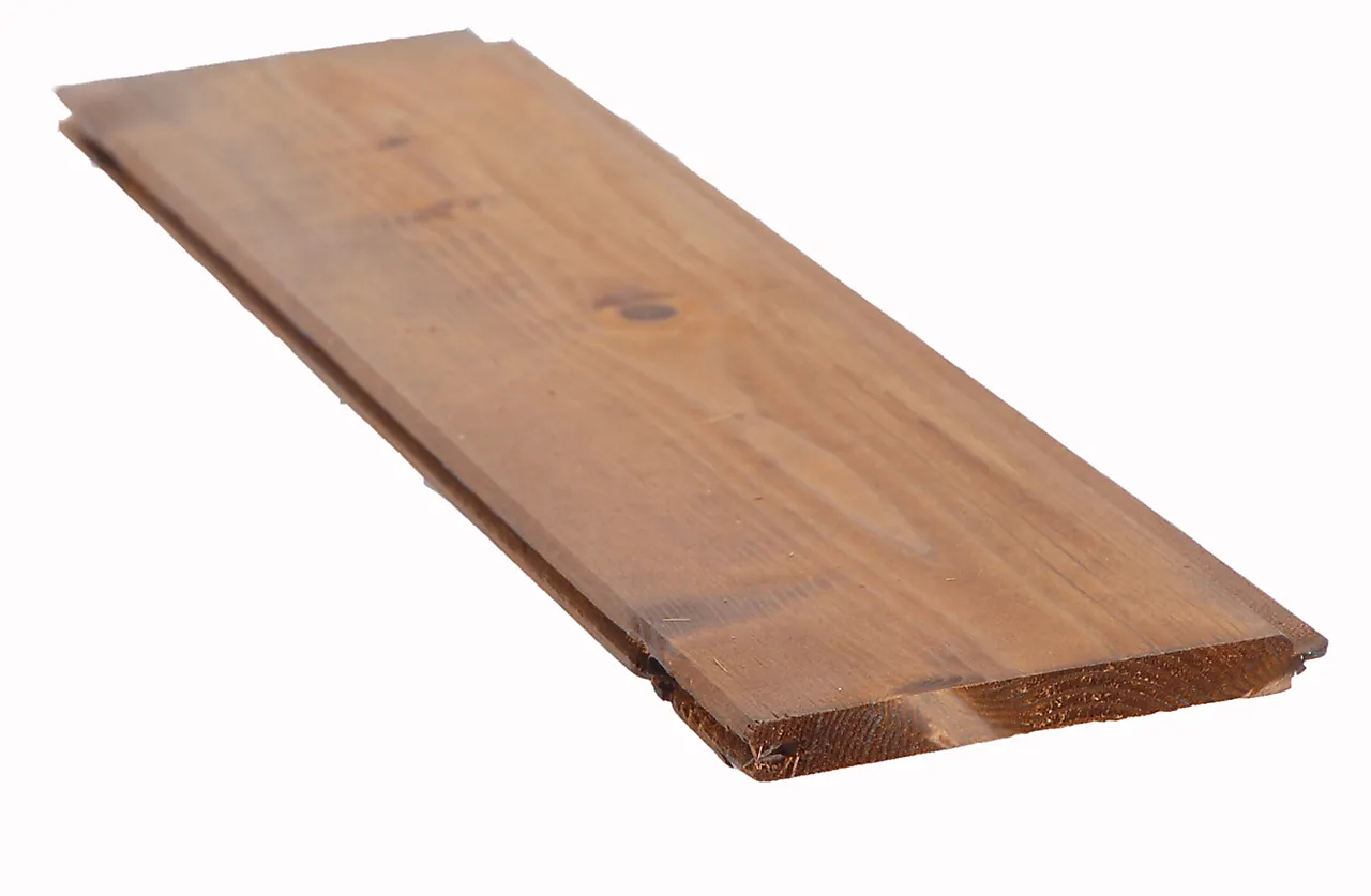 Faspanel 12x120 mm royalimpregnert brun furu Faspanel 12x120 mm royalimpregnert brun furu