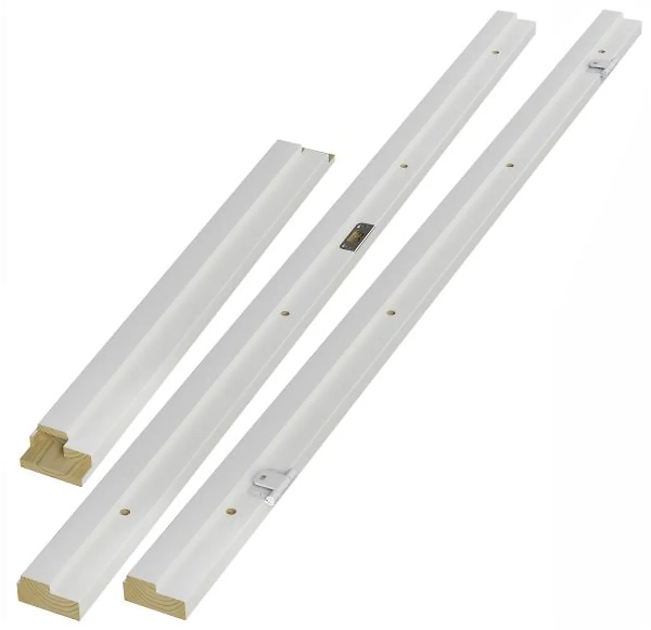 Karm uten terskel hvit bomull S0502-Y 80x200 cm