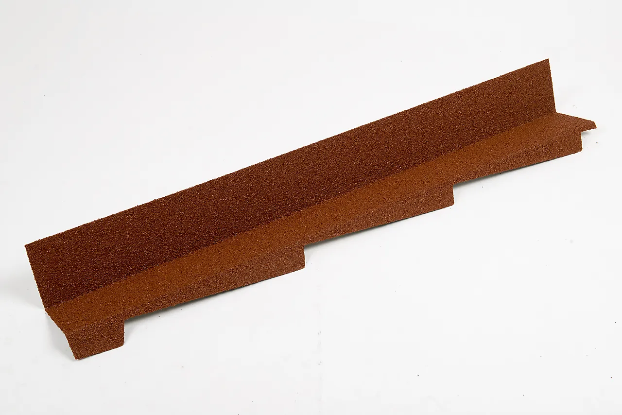 Overg beslag t/v v powert teglrød isola dekkende mål 1107mm Overg beslag t/v v powert teglrød isola dekkende mål 1107mm