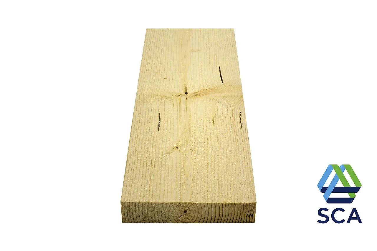 Forskaling konstruksjonsvirke gran 36x98 mm