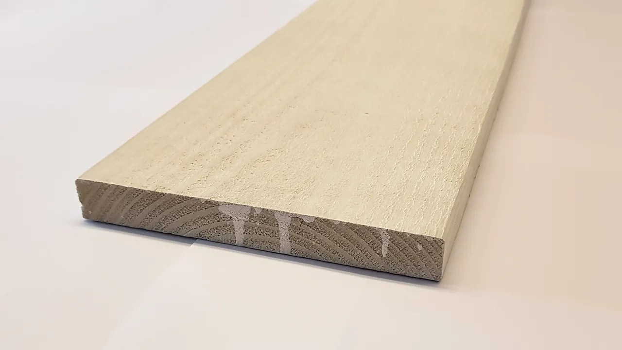 Furu 22x148 cuimp rekt kl gr+mellom impregnert+tørket+grunnet+m.strøk