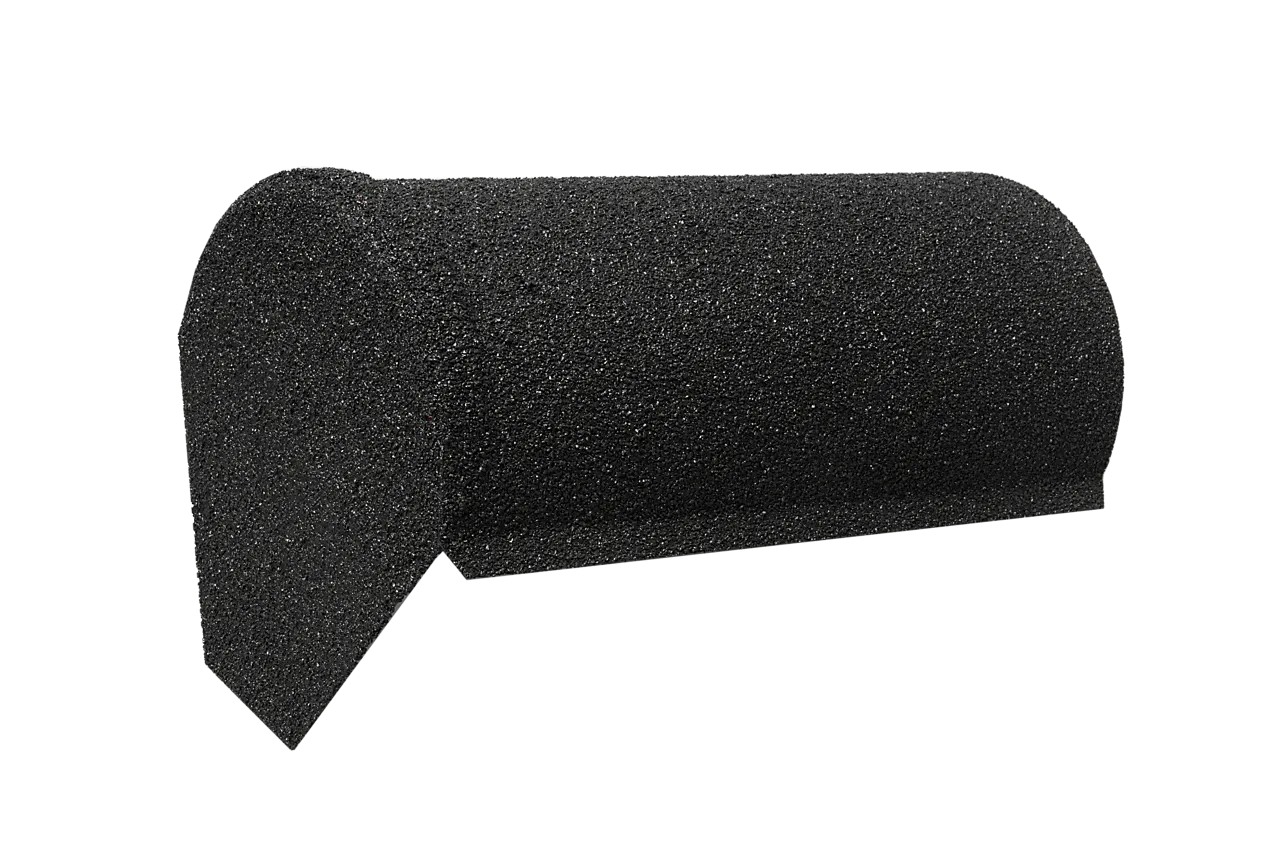 Mønekappe slutt sort