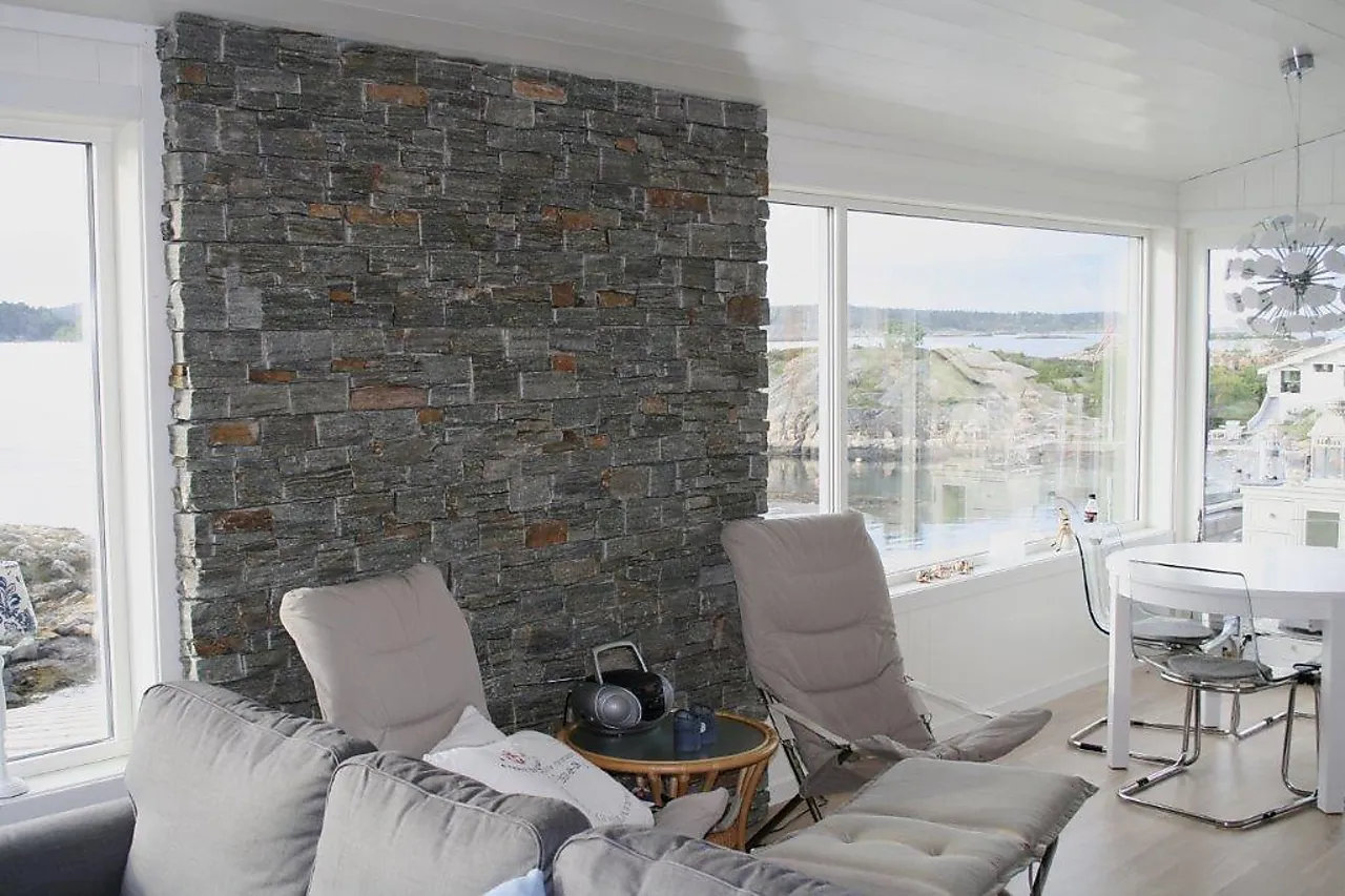 Forblendingsstein skifer valdres utvendig 4 x 51 x 20 cm null - null - 3 - Miniatyr