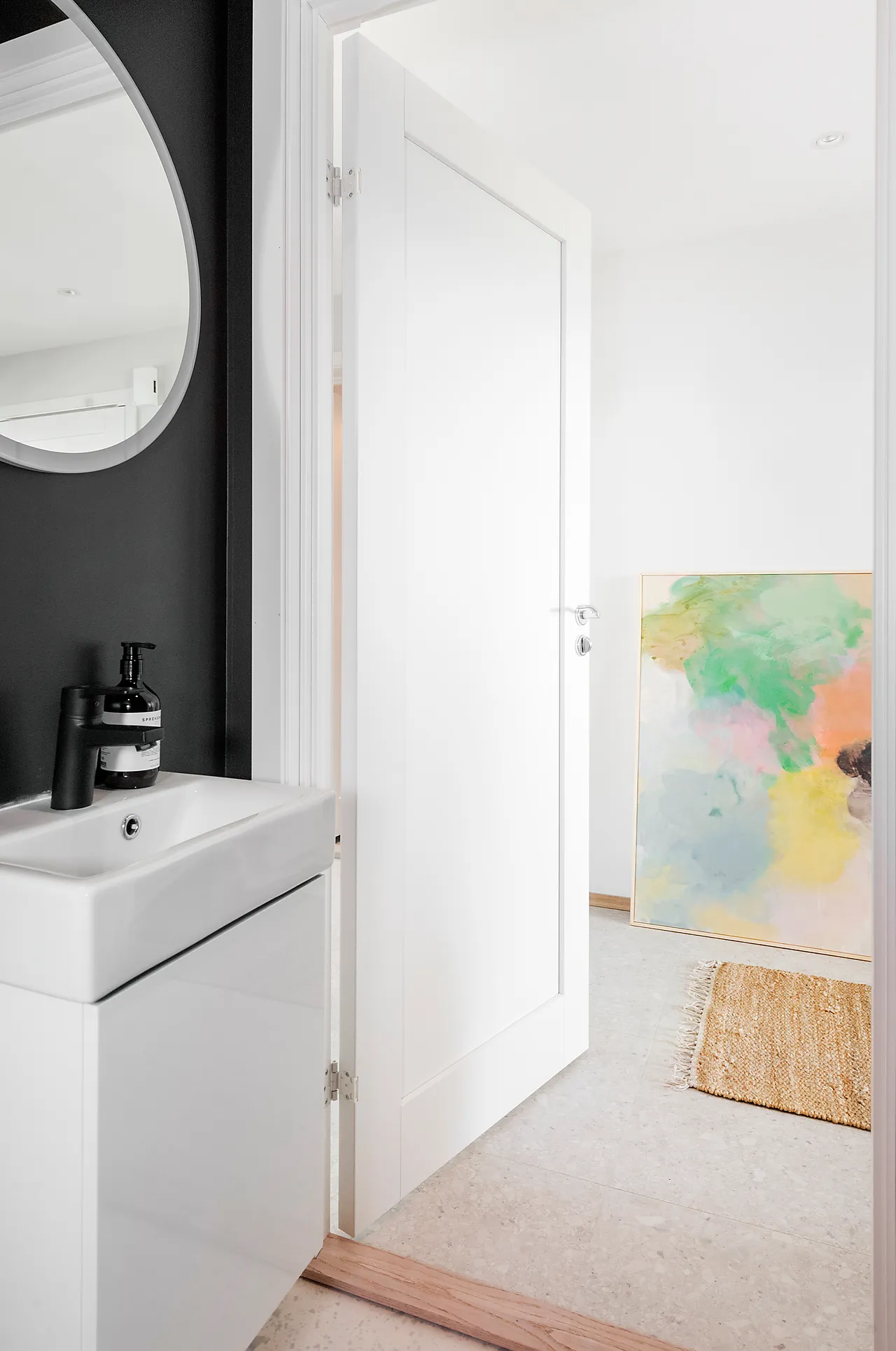 Innerdør Stil 1 svart 70x210 cm null - 70x210 cm - 3 - Miniatyr