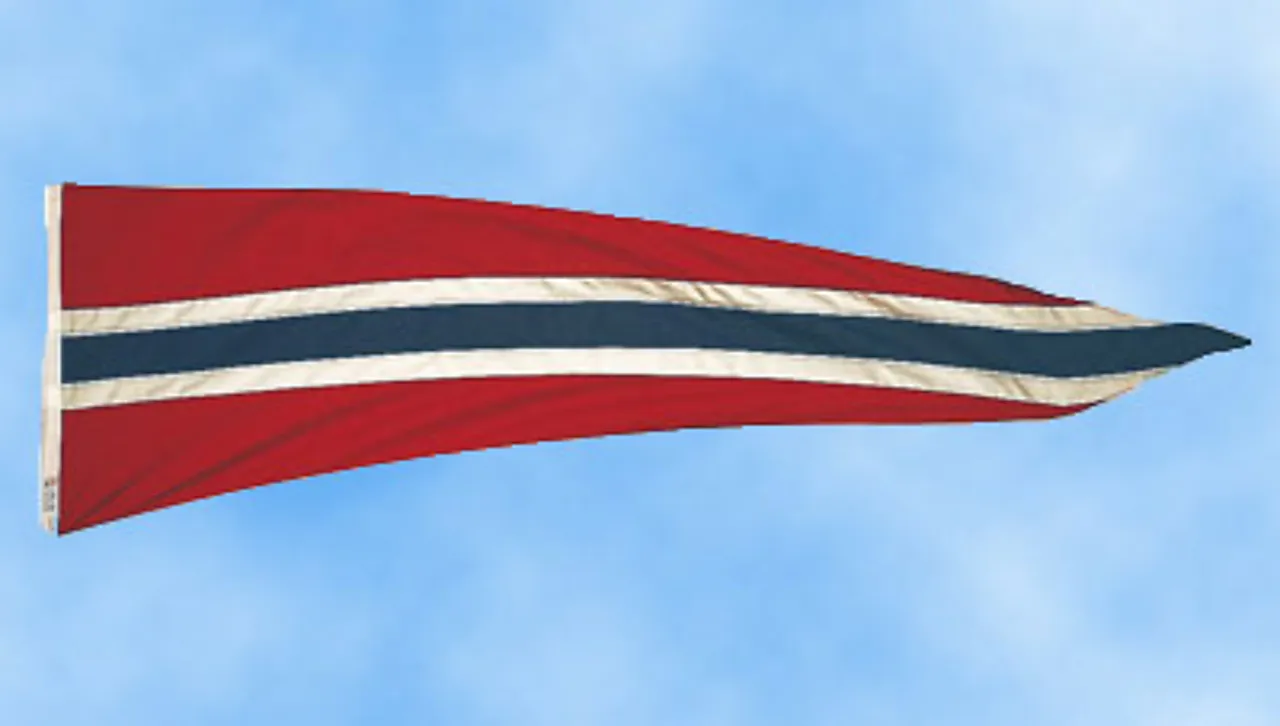 Vimpel norge 350 cmoslo flaggfabrikk null - null - 2 - Miniatyr