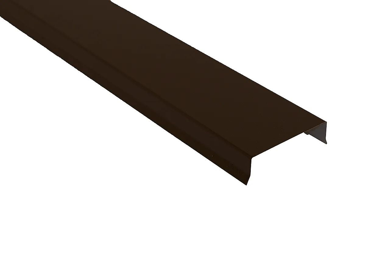 Vindskibeslag 100 mm 2 meter sort