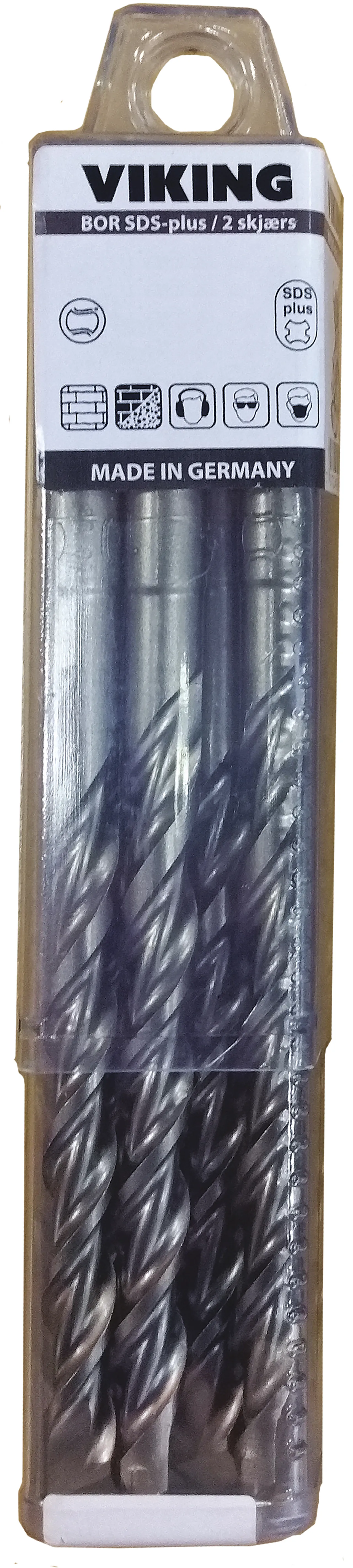 Bor viking sds-plus 10x210 2-skjærs pakke a 10 stk