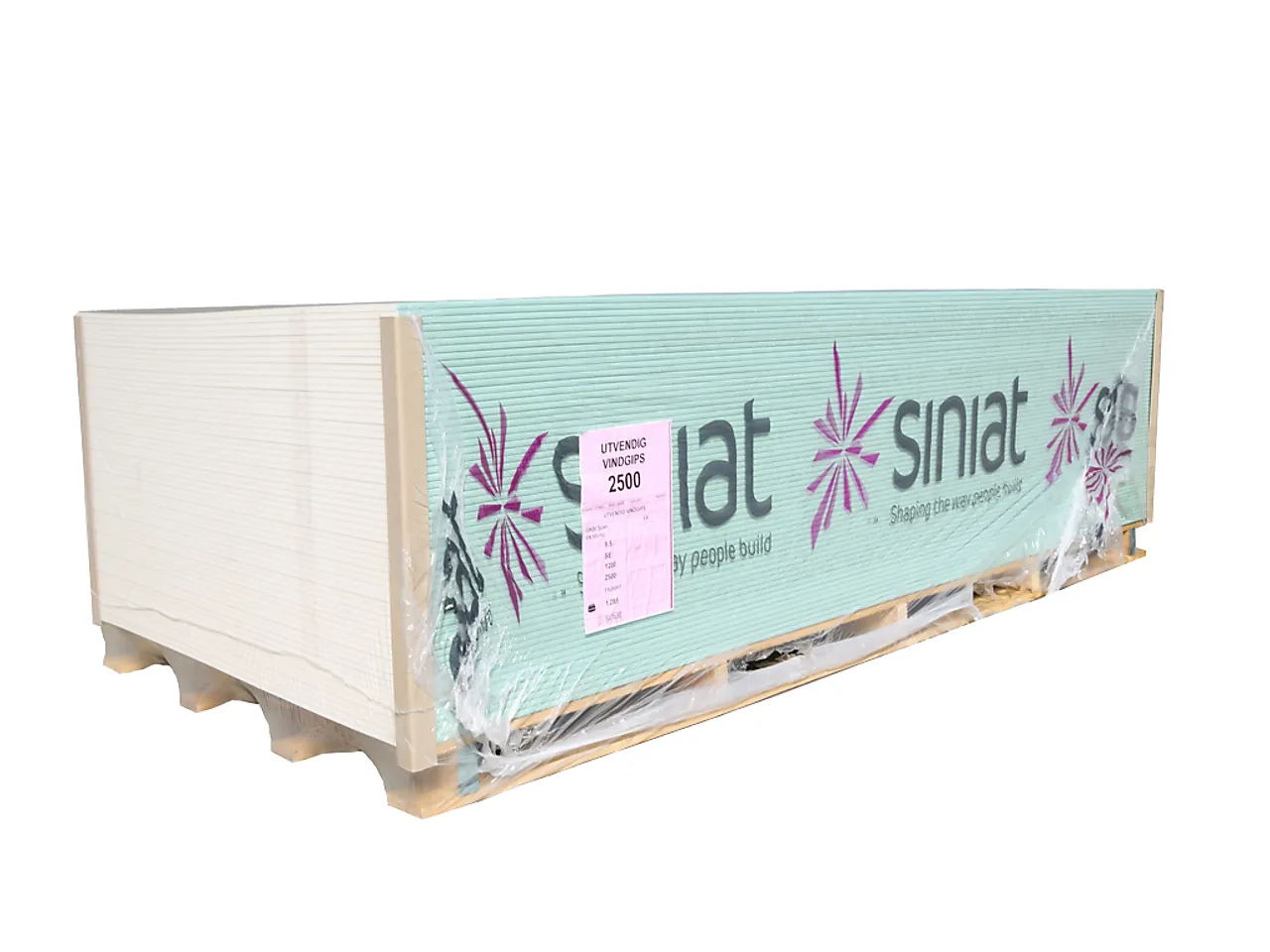 Gipsplate GU 9,5 mm x 270 cm Gipsplate GU 9,5 mm x 270 cm