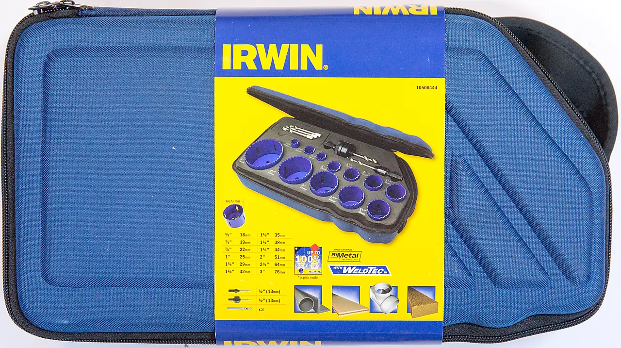 Hullsagsett Bimetall, 16-76mm, 2 hullsagsholdere og 3 bor null - null - 2 - Miniatyr