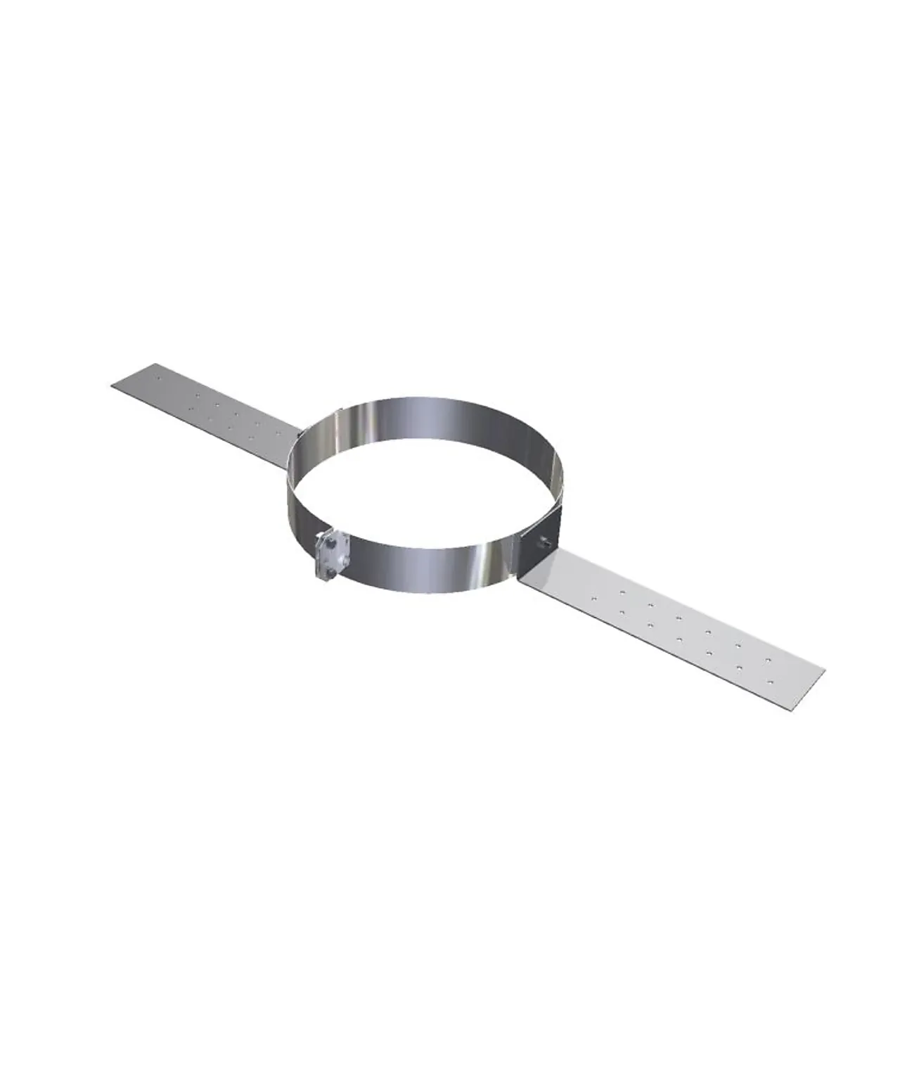 Takforankring til stålpipe Ø250 justerbar 0-90 grader Takforankring til stålpipe Ø250 justerbar 0-90 grader