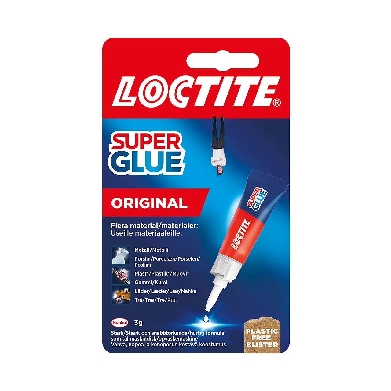 Hurtiglim universal 3g super glue universalt sekundlim null - null - 2 - Miniatyr