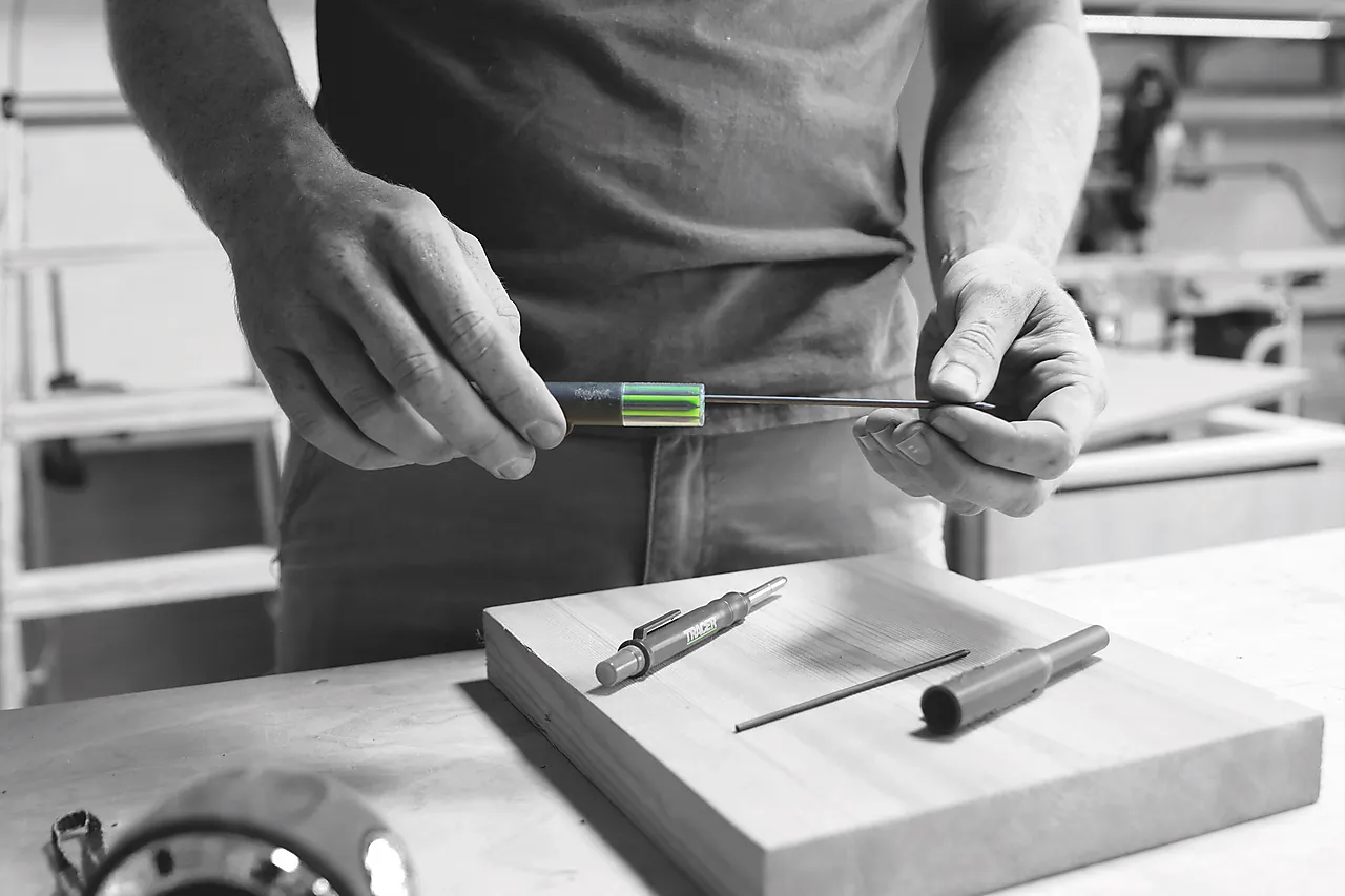 Refill til dyphulls blyant tracer 6 x sorte