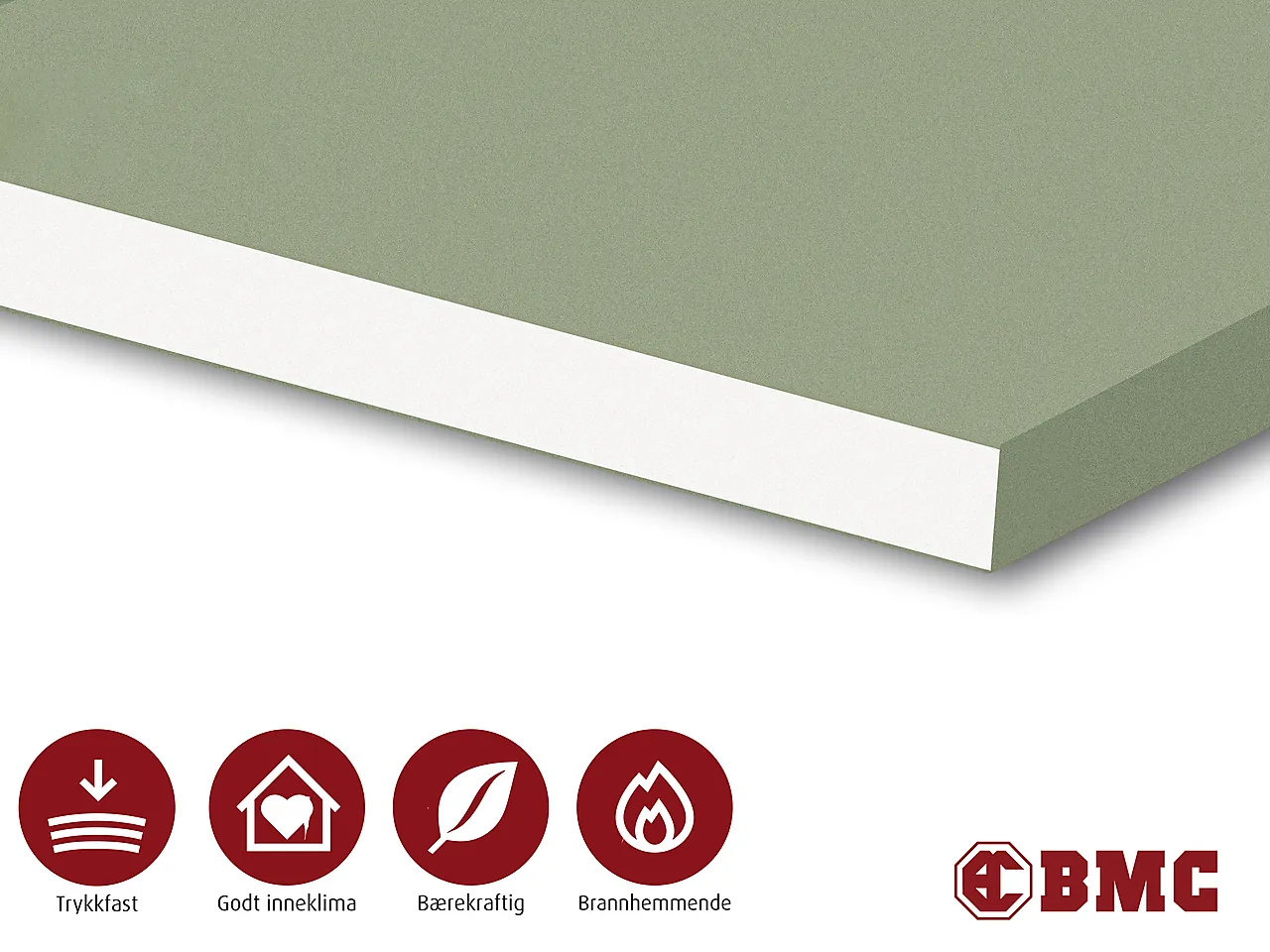 Gipsplate gulv 12,5x600x2400 mm null - null - 3 - Miniatyr