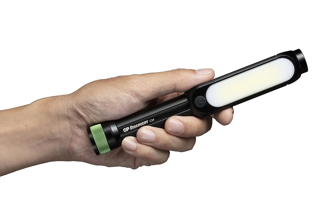 Lommelykt COB-sidelys C34 350 lumen null - null - 2 - Miniatyr