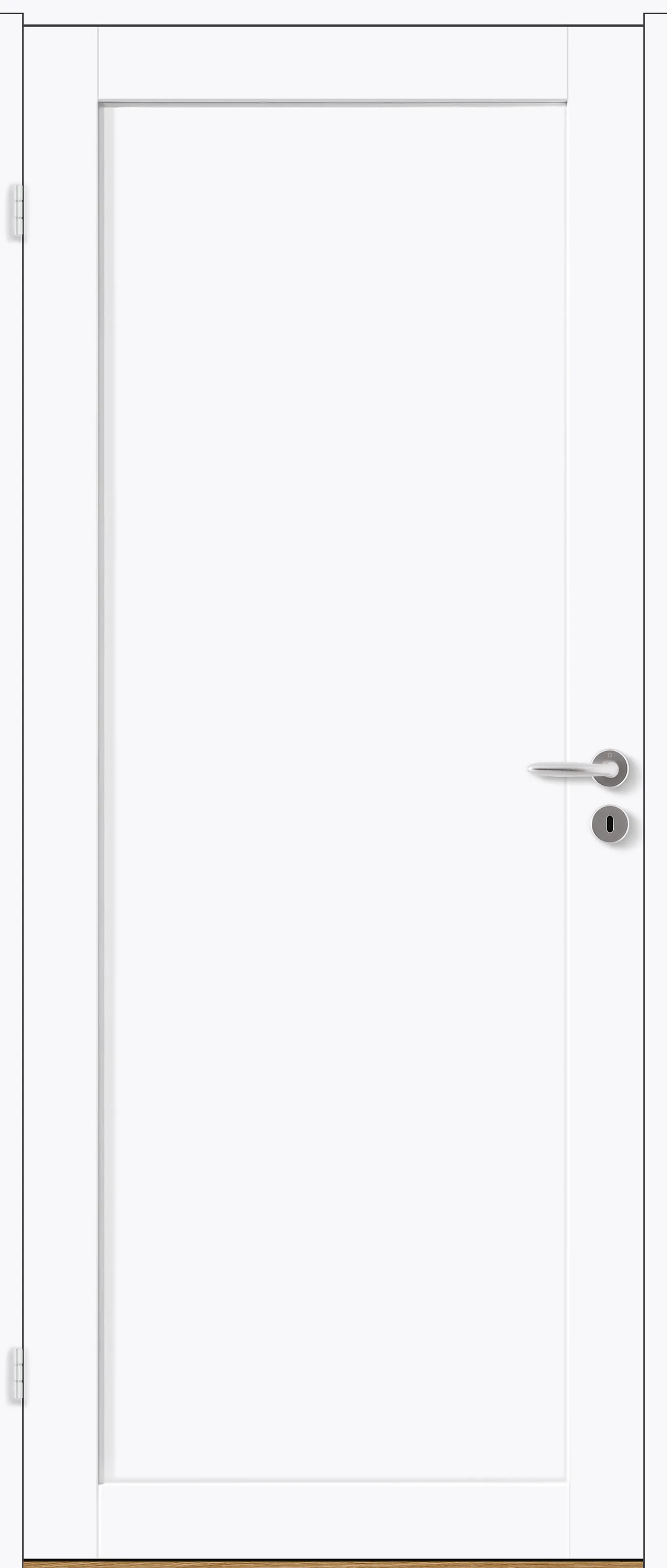 Skyvedør Base 1 klassisk hvit 90x210 cm