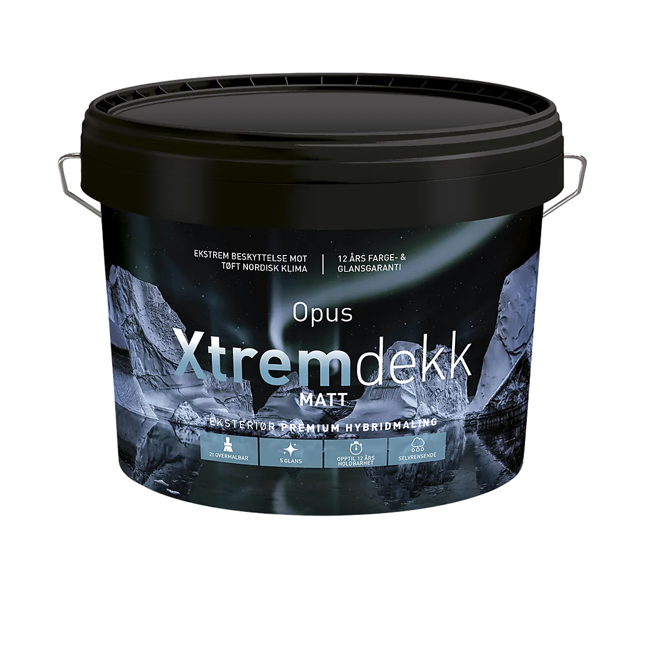 Xtremdekk matt hvit 9L Xtremdekk matt hvit 9L