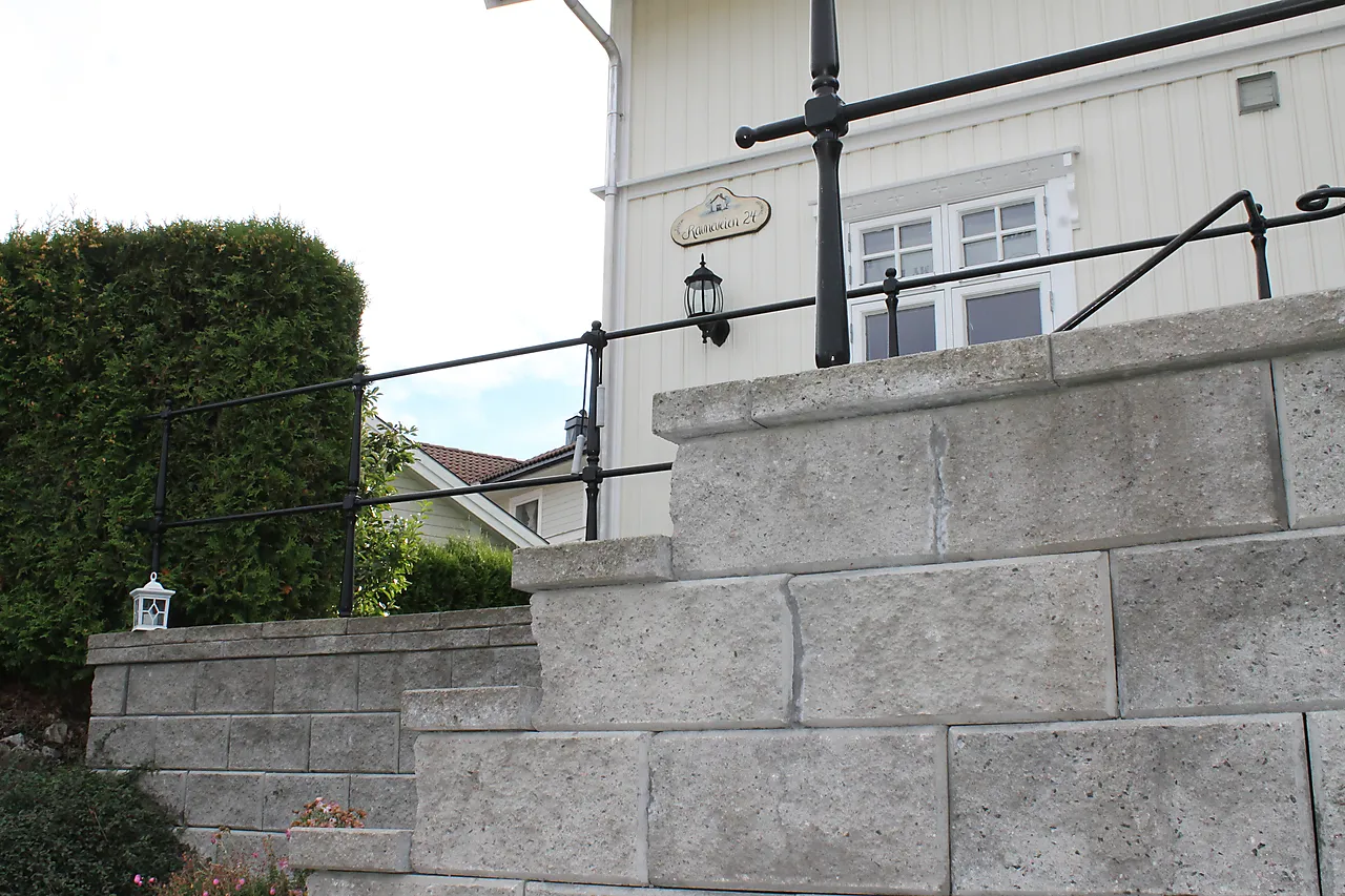 Støttemur Knekt hjørne 40/36x20x20 cm null - null - 3 - Miniatyr