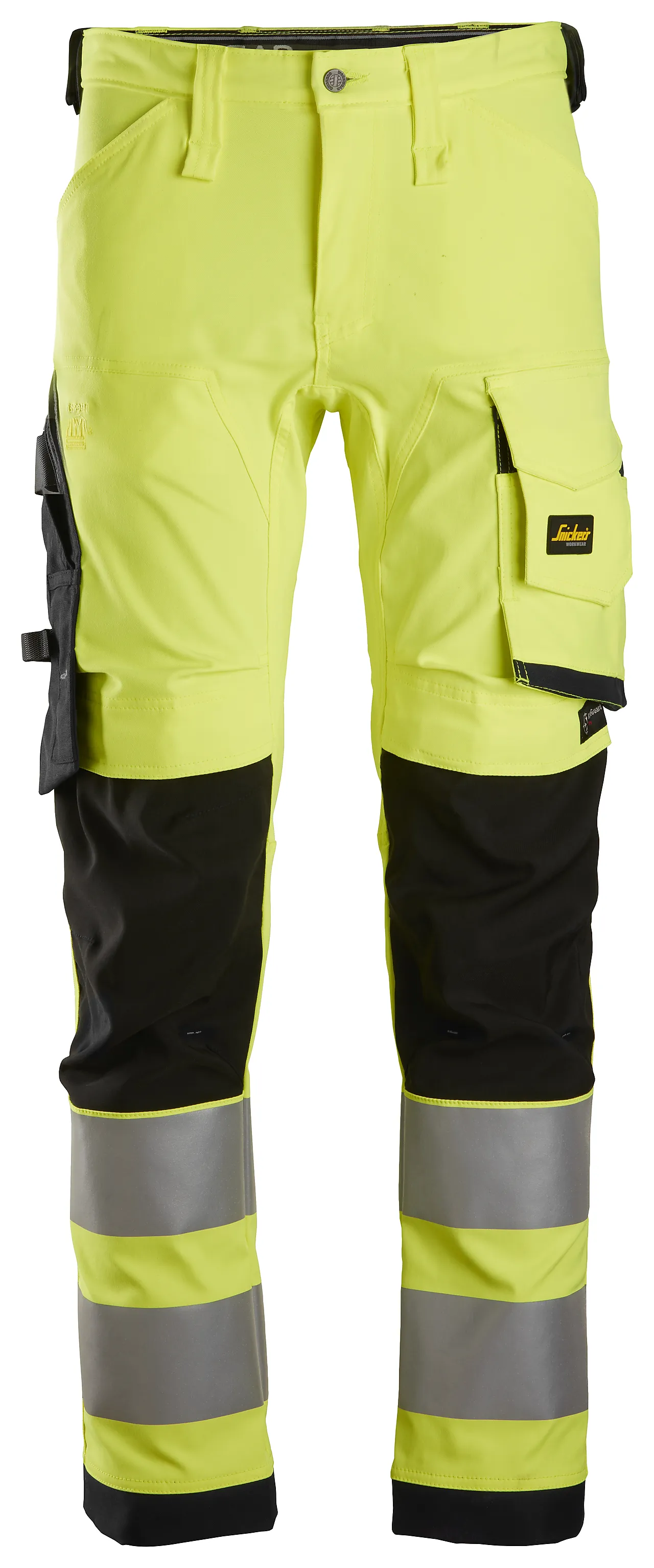 Bukse 6343 gul kl2 52 snickers workwear