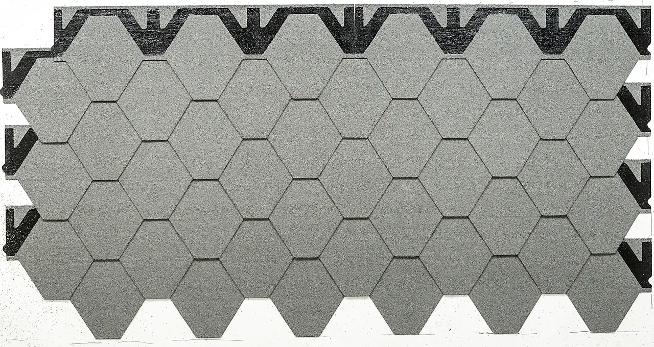 Takshingel skrå skifergrå null - null - 3 - Miniatyr